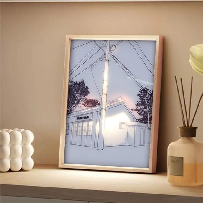 ⁦إيطار عصري مضيء LED⁩ - الصورة ⁦7⁩
